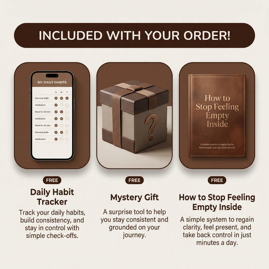 Habit Tracker, Mystery gift, E-book How To Stop Feeling Empty Inside